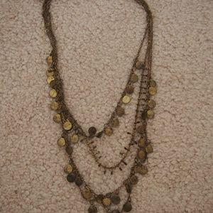 Vintage Gold Layered Necklace